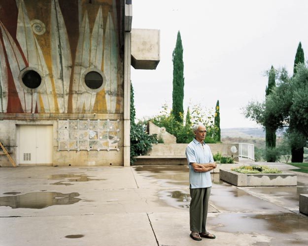 Paolo Soleri at Arcosanti, Cordes Junction, Arizona, August 2000. 2005